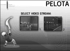 Figure 10: Pelota application user interface